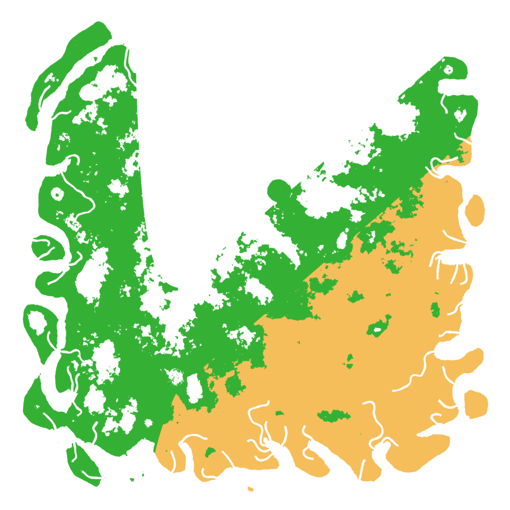 Biome Rust Map: Procedural Map, Size: 6000, Seed: 59104907