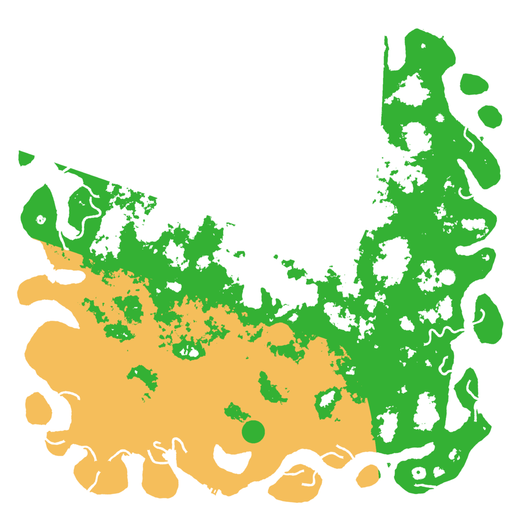 Biome Rust Map: Procedural Map, Size: 6000, Seed: 378456