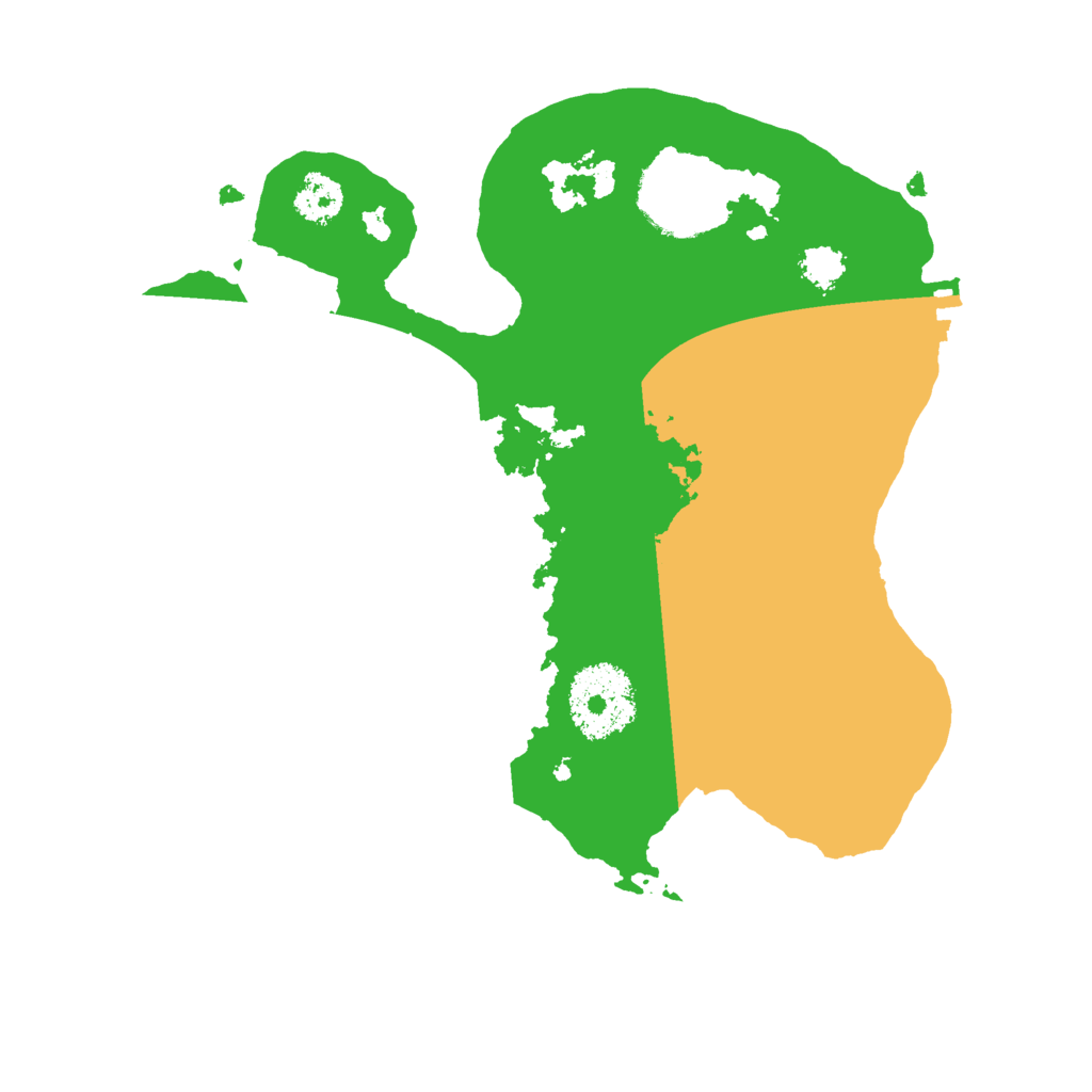 Biome Rust Map: Procedural Map, Size: 2350, Seed: 999821