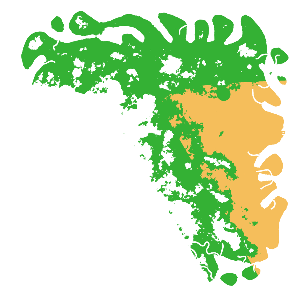 Biome Rust Map: Procedural Map, Size: 6000, Seed: 6824