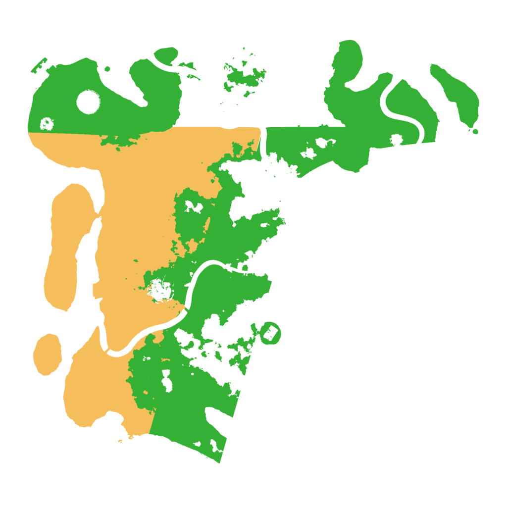 Biome Rust Map: Procedural Map, Size: 3800, Seed: 93579173