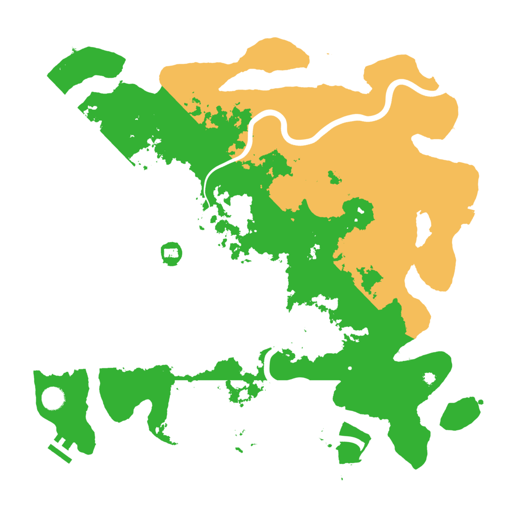 Biome Rust Map: Procedural Map, Size: 3850, Seed: 1563229215
