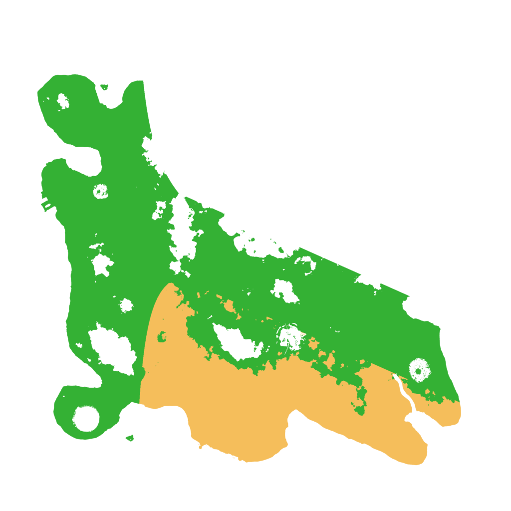 Biome Rust Map: Procedural Map, Size: 3500, Seed: 1104195683