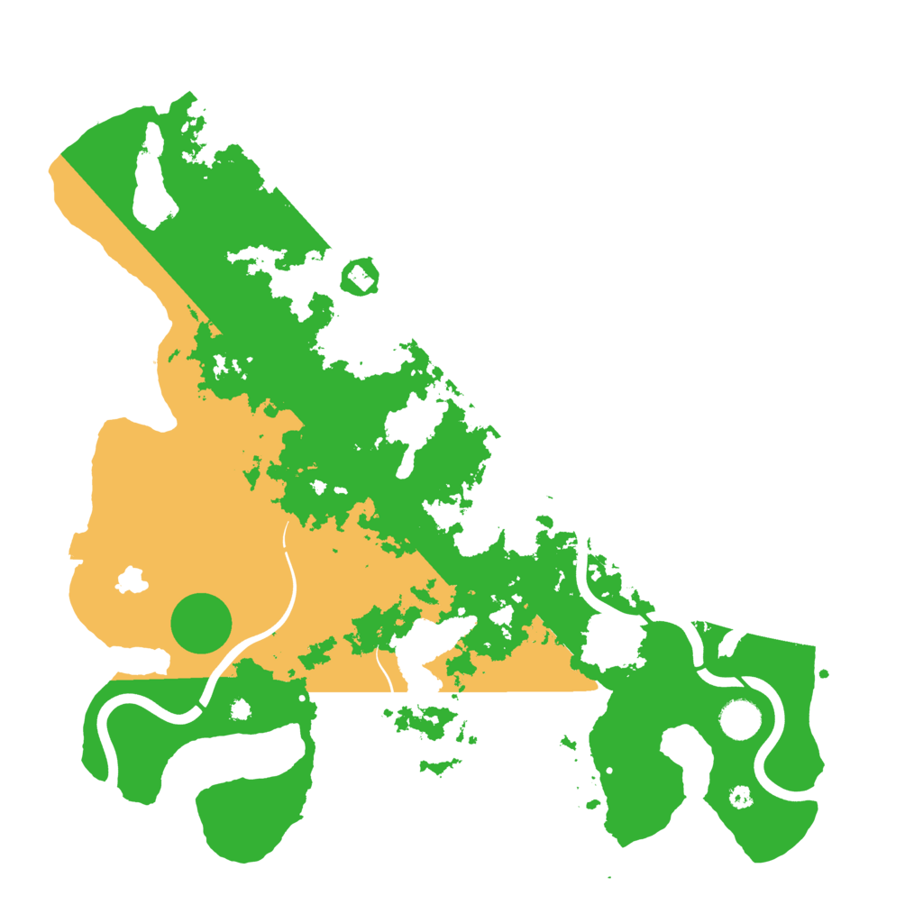Biome Rust Map: Procedural Map, Size: 4000, Seed: 24601