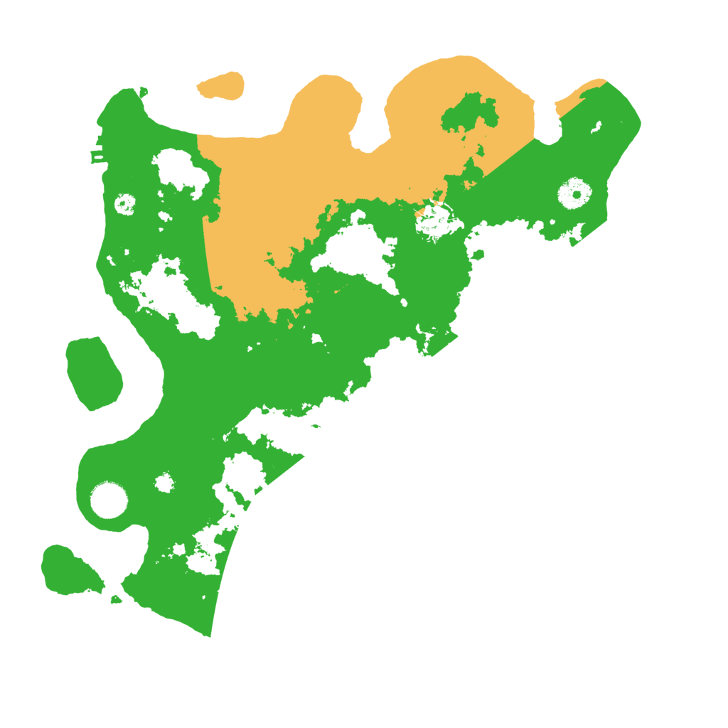 Biome Rust Map: Procedural Map, Size: 3500, Seed: 1436