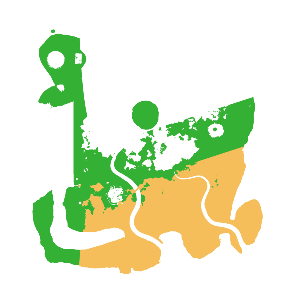 Biome Rust Map: Procedural Map, Size: 3000, Seed: 556223191