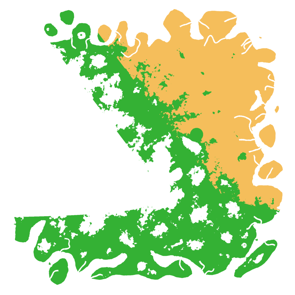 Biome Rust Map: Procedural Map, Size: 6000, Seed: 199653635