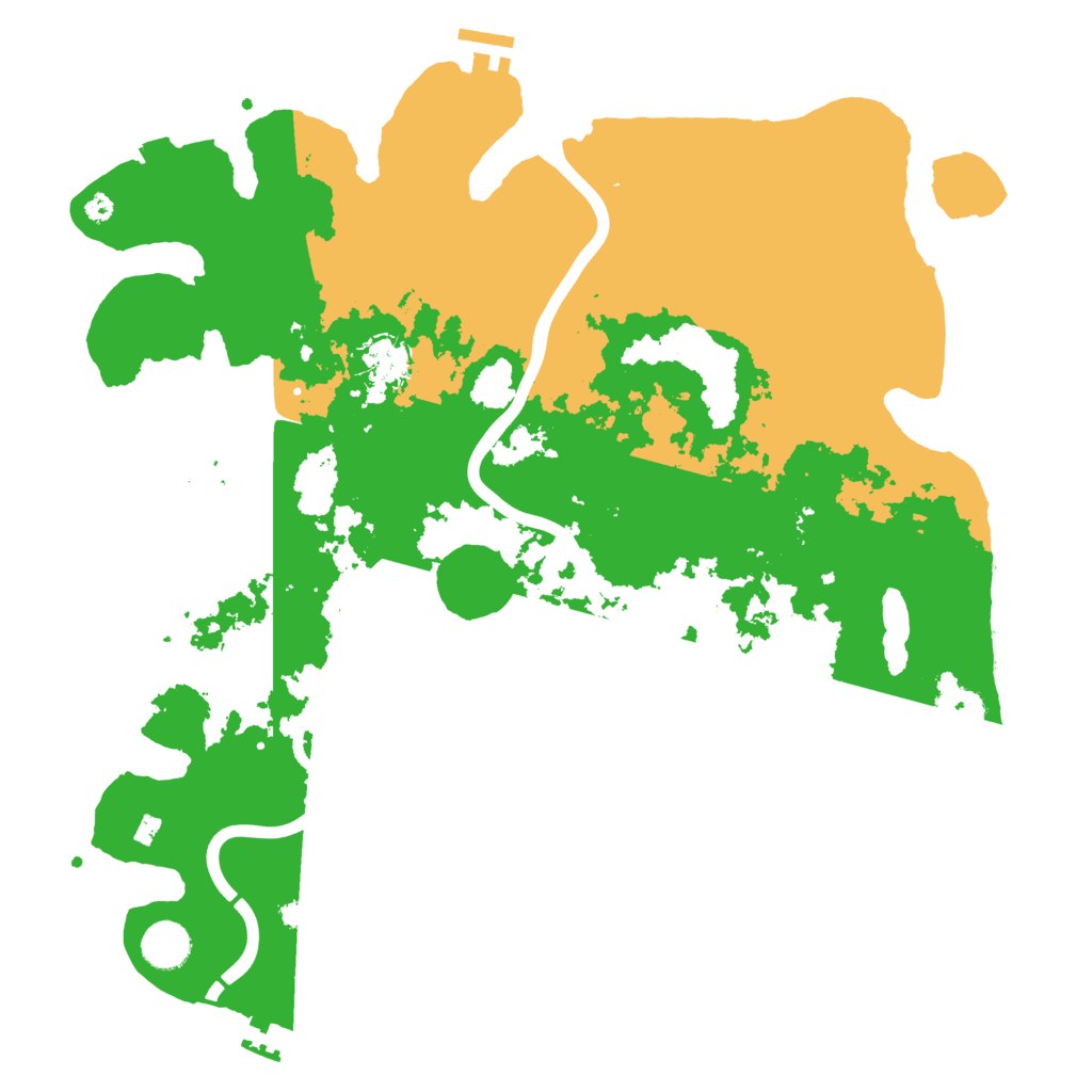 Biome Rust Map: Procedural Map, Size: 3950, Seed: 1295649787