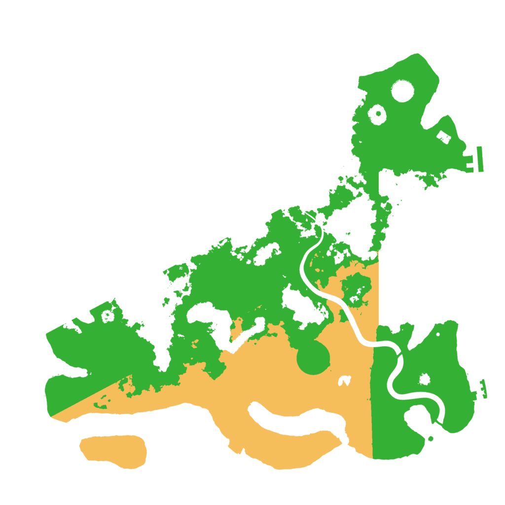 Biome Rust Map: Procedural Map, Size: 4000, Seed: 21342