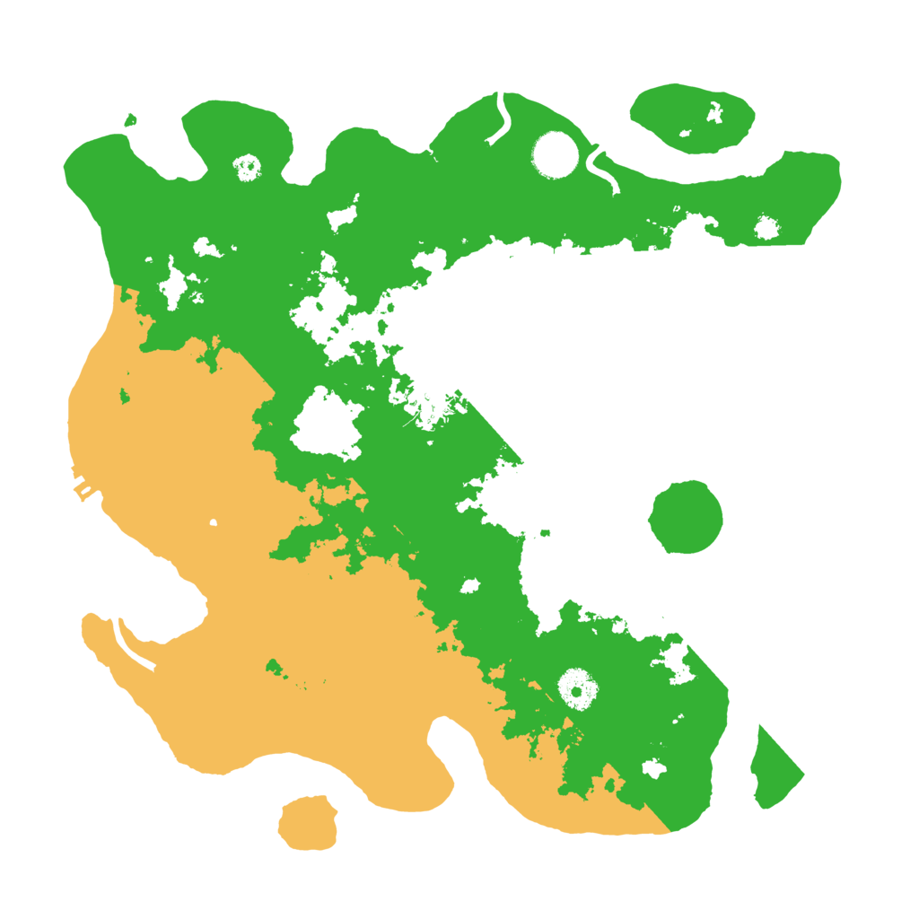 Biome Rust Map: Procedural Map, Size: 3500, Seed: 135559