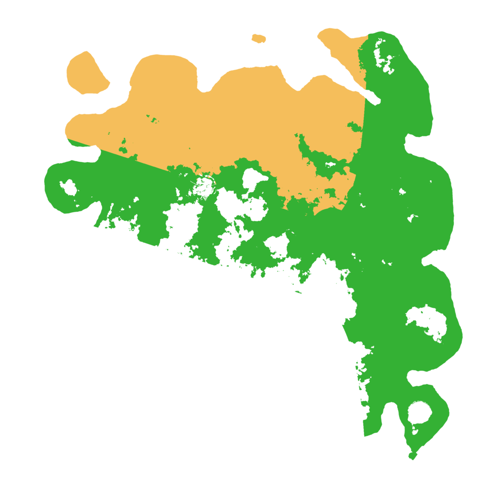 Biome Rust Map: Barren, Size: 4000, Seed: 3000