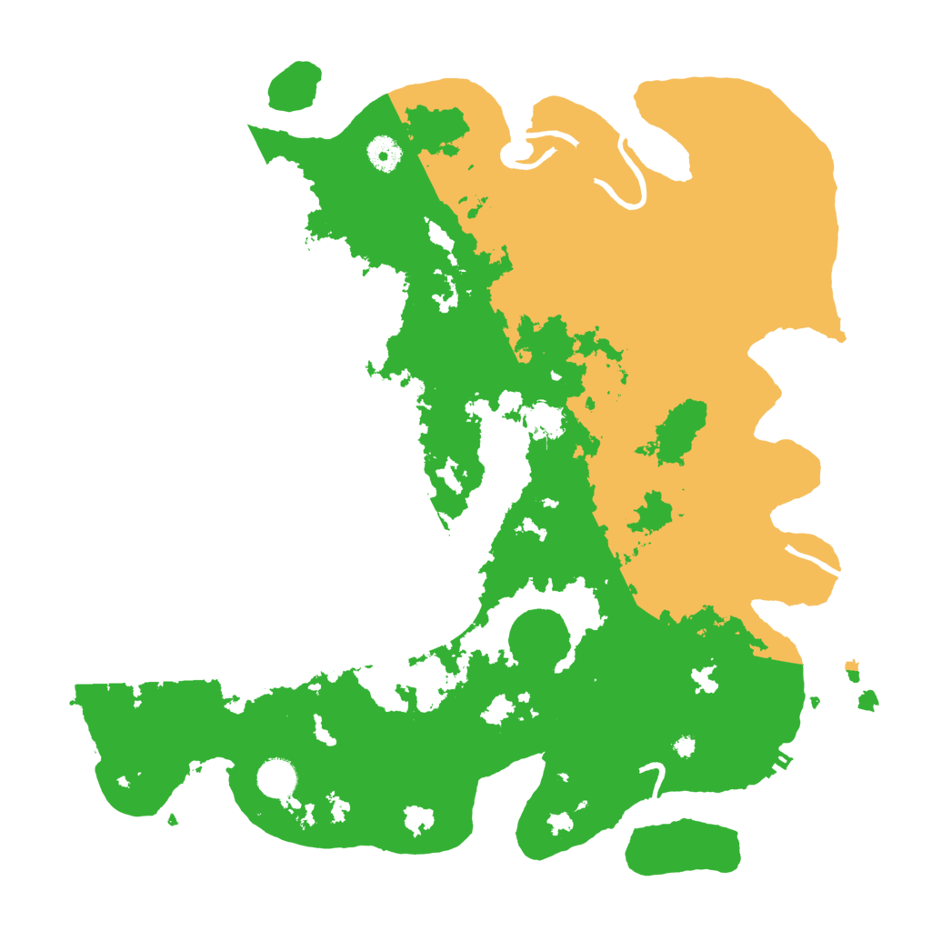 Biome Rust Map: Procedural Map, Size: 4096, Seed: 123456