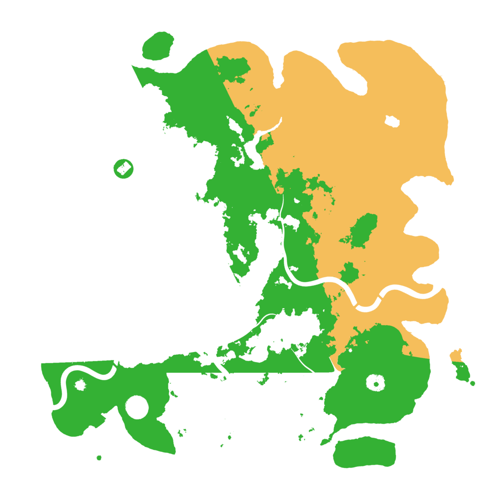 Biome Rust Map: Procedural Map, Size: 4096, Seed: 123456