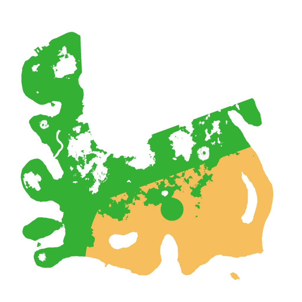 Biome Rust Map: Procedural Map, Size: 3500, Seed: 718519