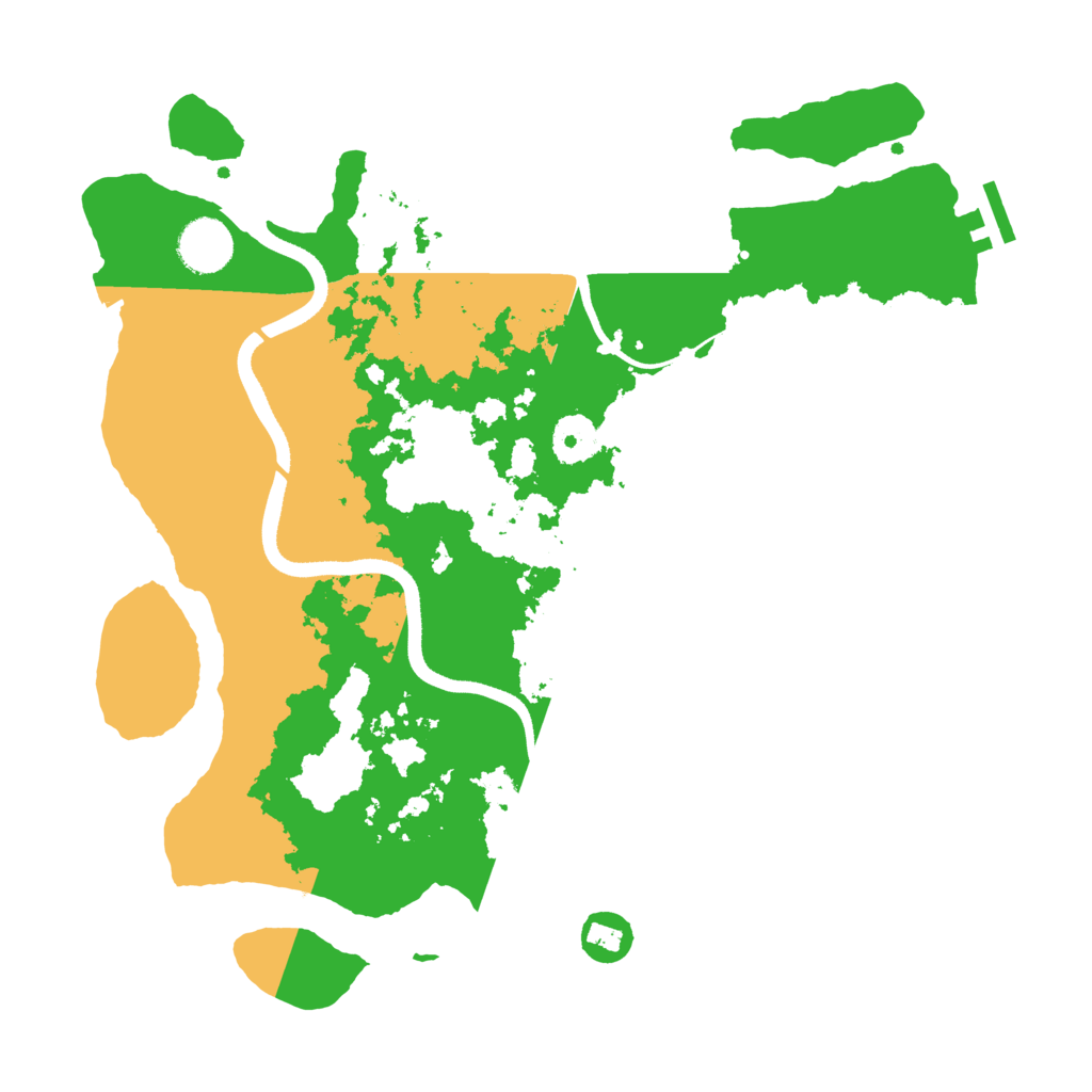 Biome Rust Map: Procedural Map, Size: 3500, Seed: 156935186