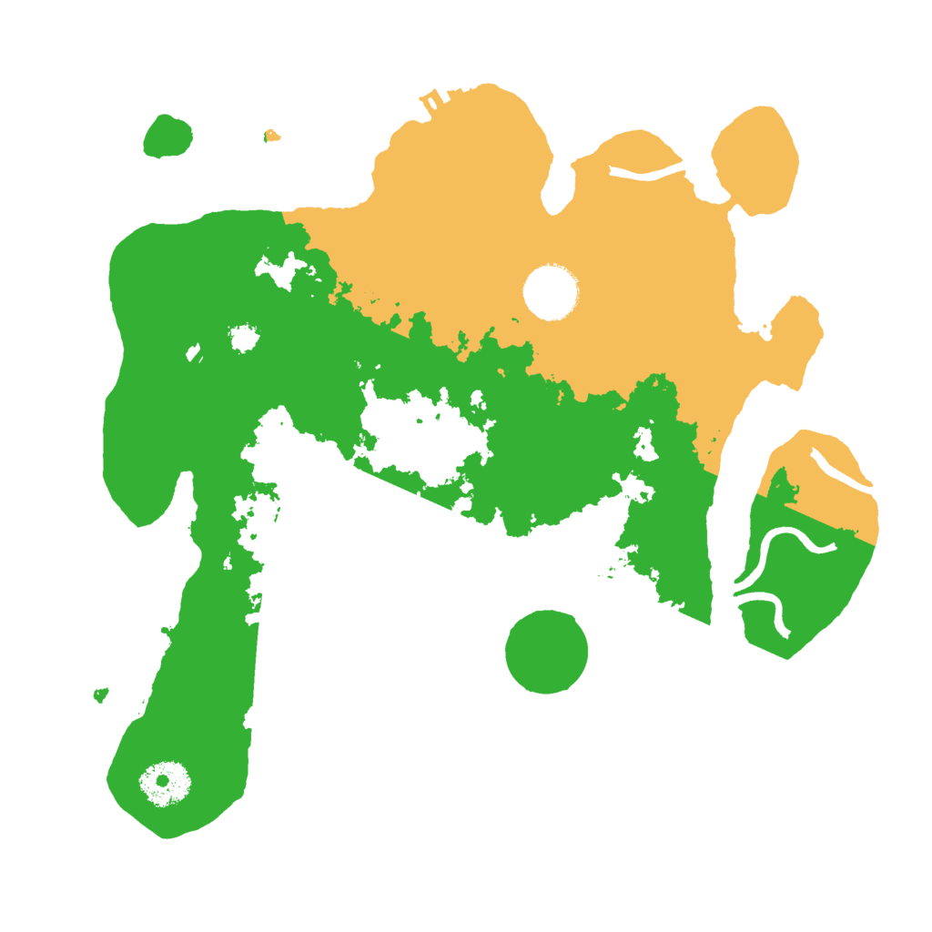 Biome Rust Map: Procedural Map, Size: 3000, Seed: 1003192516