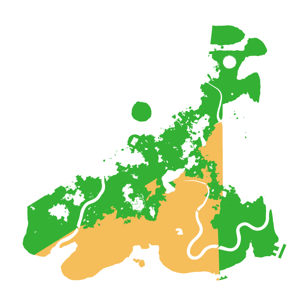 Biome Rust Map: Procedural Map, Size: 4050, Seed: 382865542