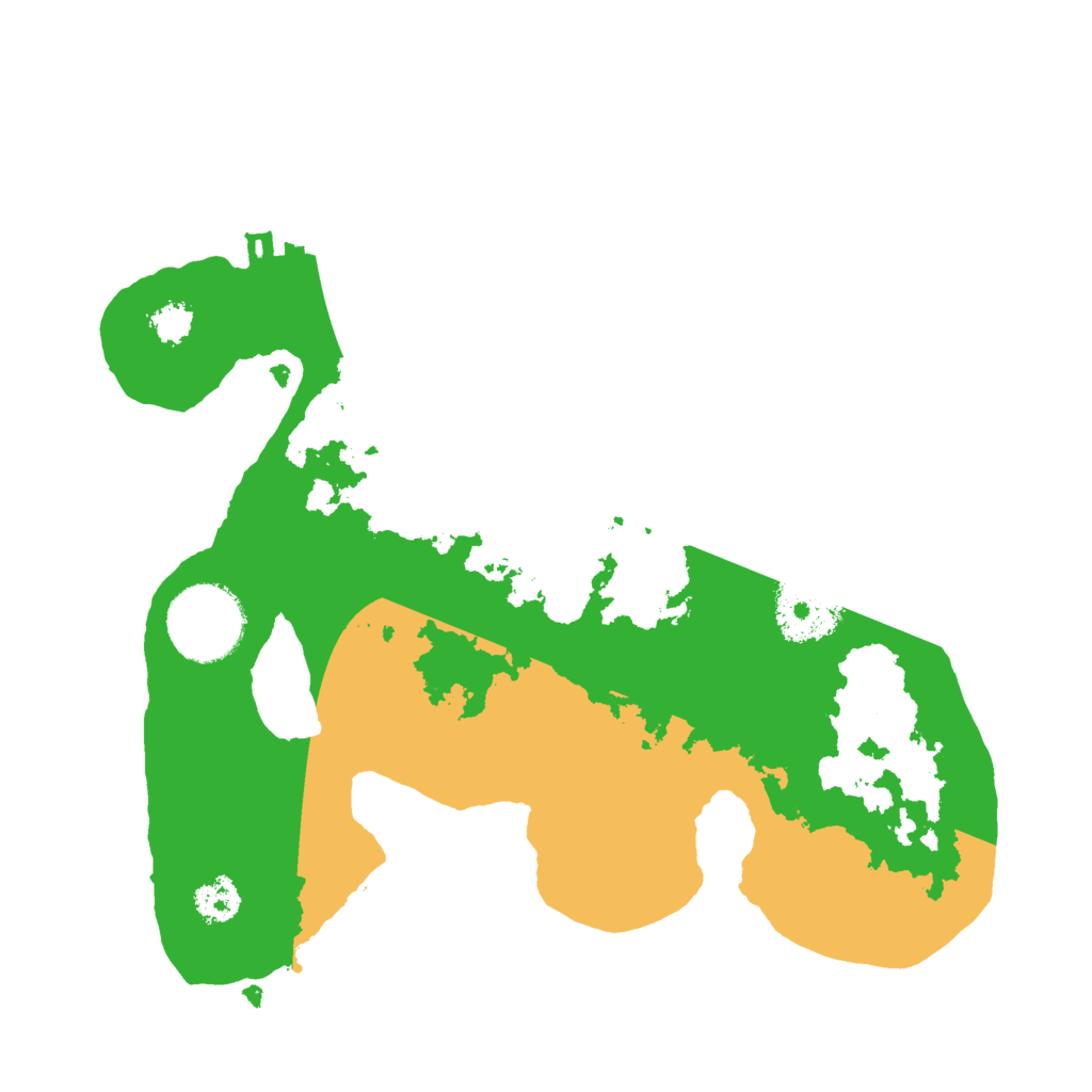 Biome Rust Map: Procedural Map, Size: 2500, Seed: 882045576