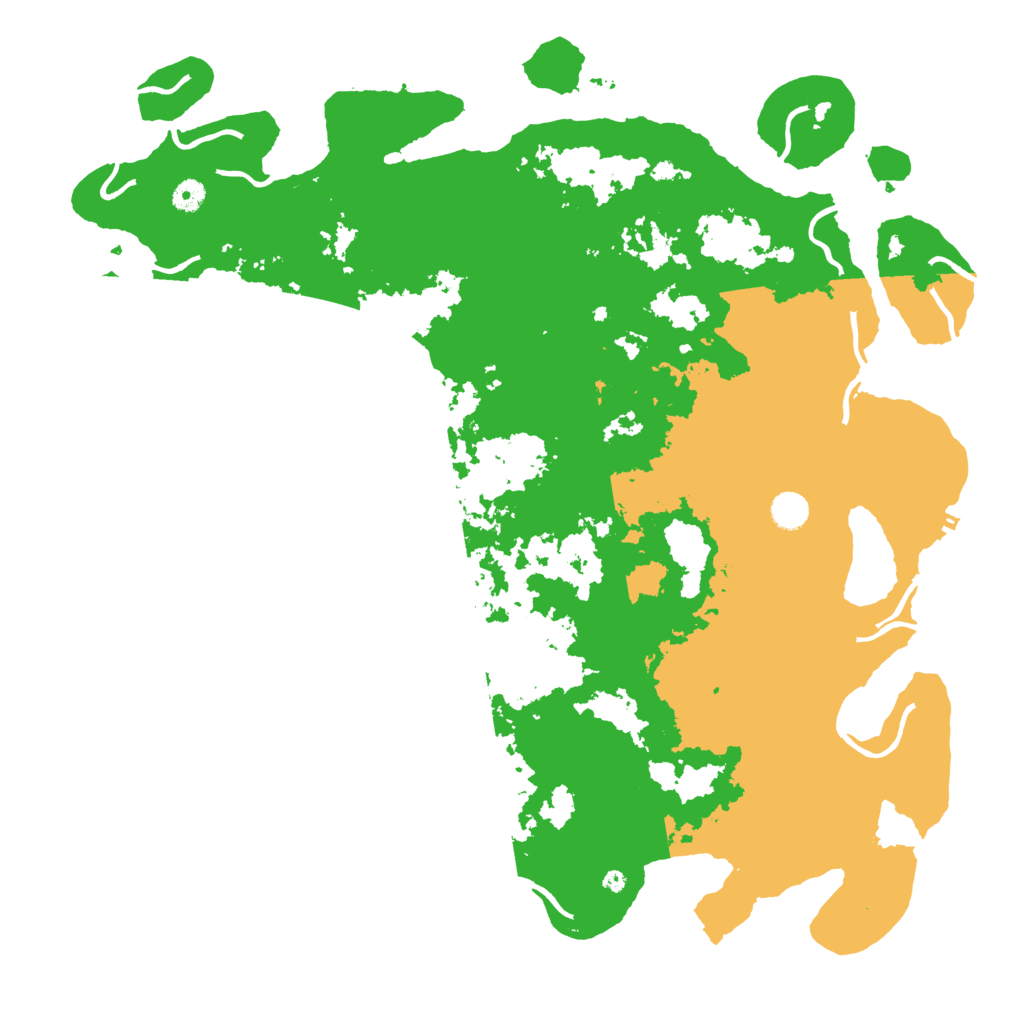 Biome Rust Map: Procedural Map, Size: 4800, Seed: 35244