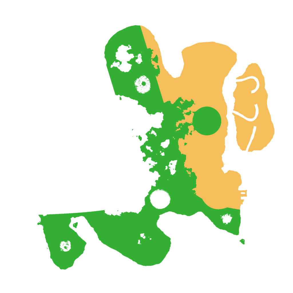 Biome Rust Map: Procedural Map, Size: 2700, Seed: 22287451