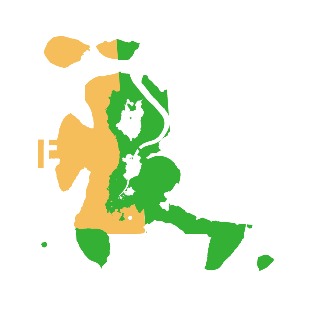 Biome Rust Map: Procedural Map, Size: 2200, Seed: 1610308598