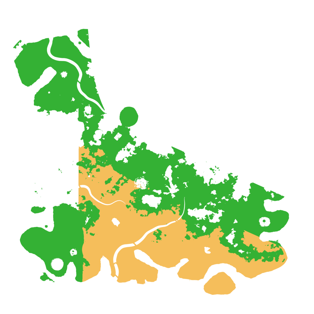 Biome Rust Map: Procedural Map, Size: 4500, Seed: 3152