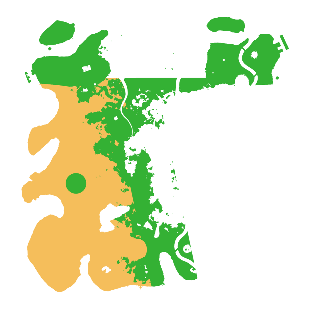 Biome Rust Map: Procedural Map, Size: 4000, Seed: 12343534