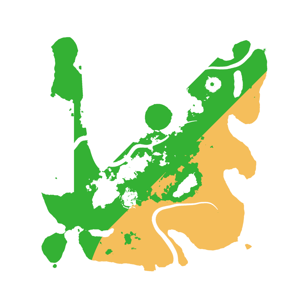 Biome Rust Map: Procedural Map, Size: 3000, Seed: 639802
