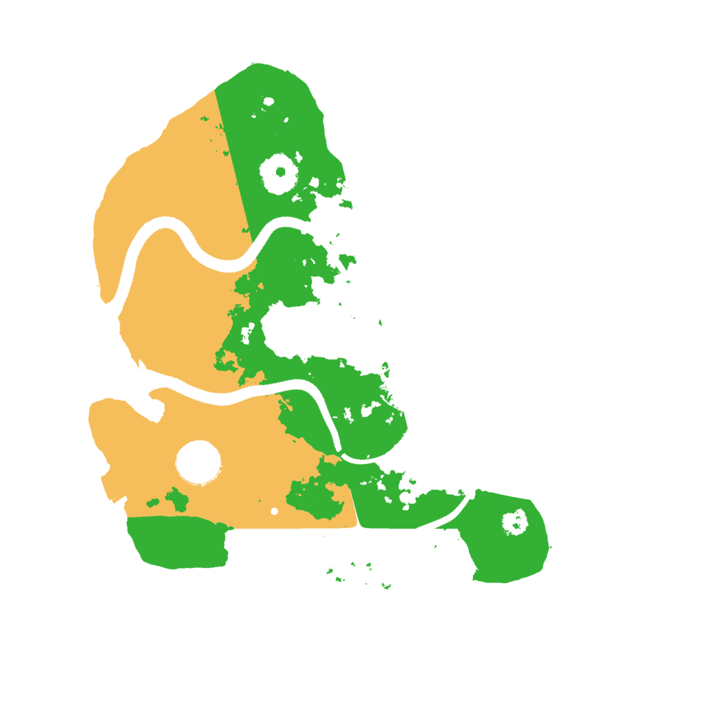Biome Rust Map: Procedural Map, Size: 2800, Seed: 5674563