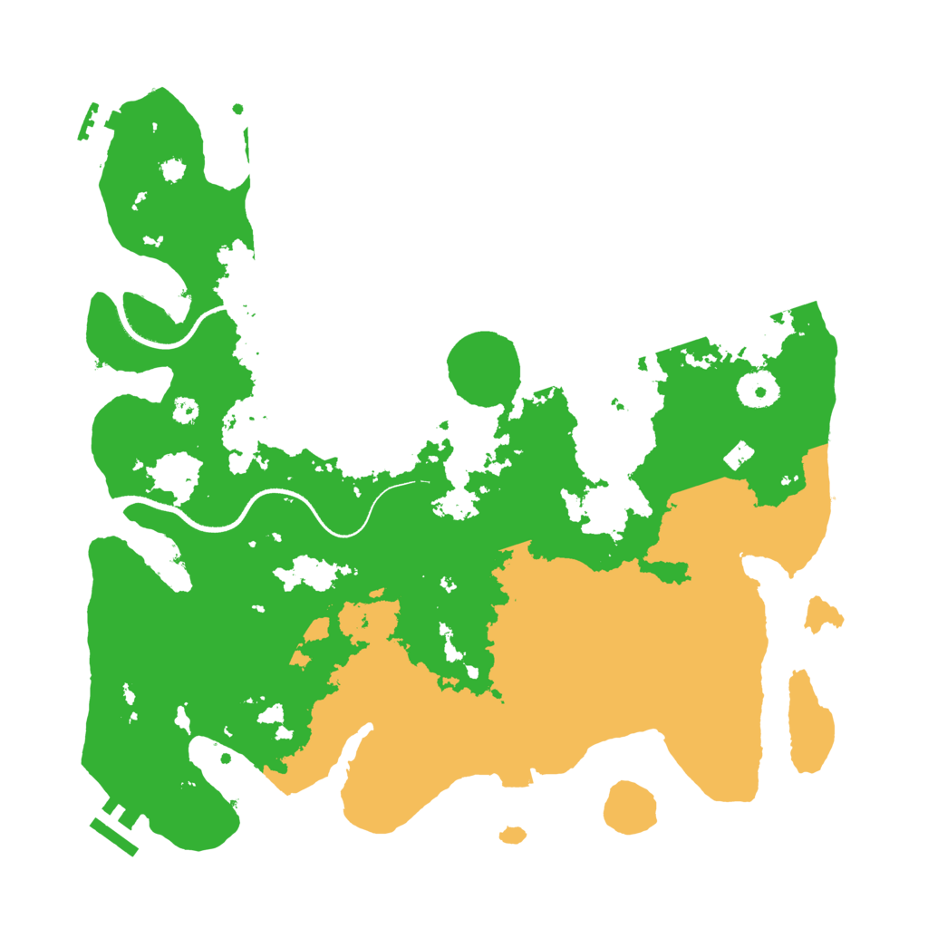 Biome Rust Map: Procedural Map, Size: 3500, Seed: 127289367