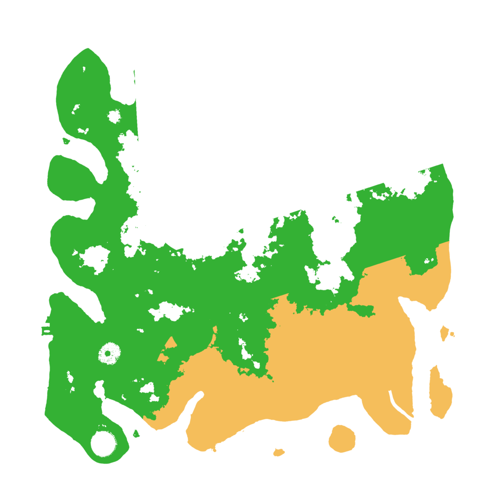 Biome Rust Map: Procedural Map, Size: 3500, Seed: 127289367