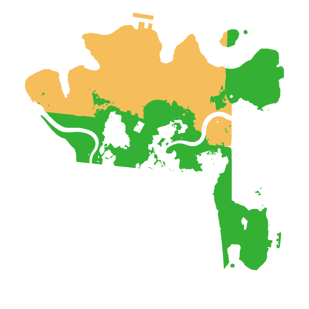 Biome Rust Map: Procedural Map, Size: 3000, Seed: 426197