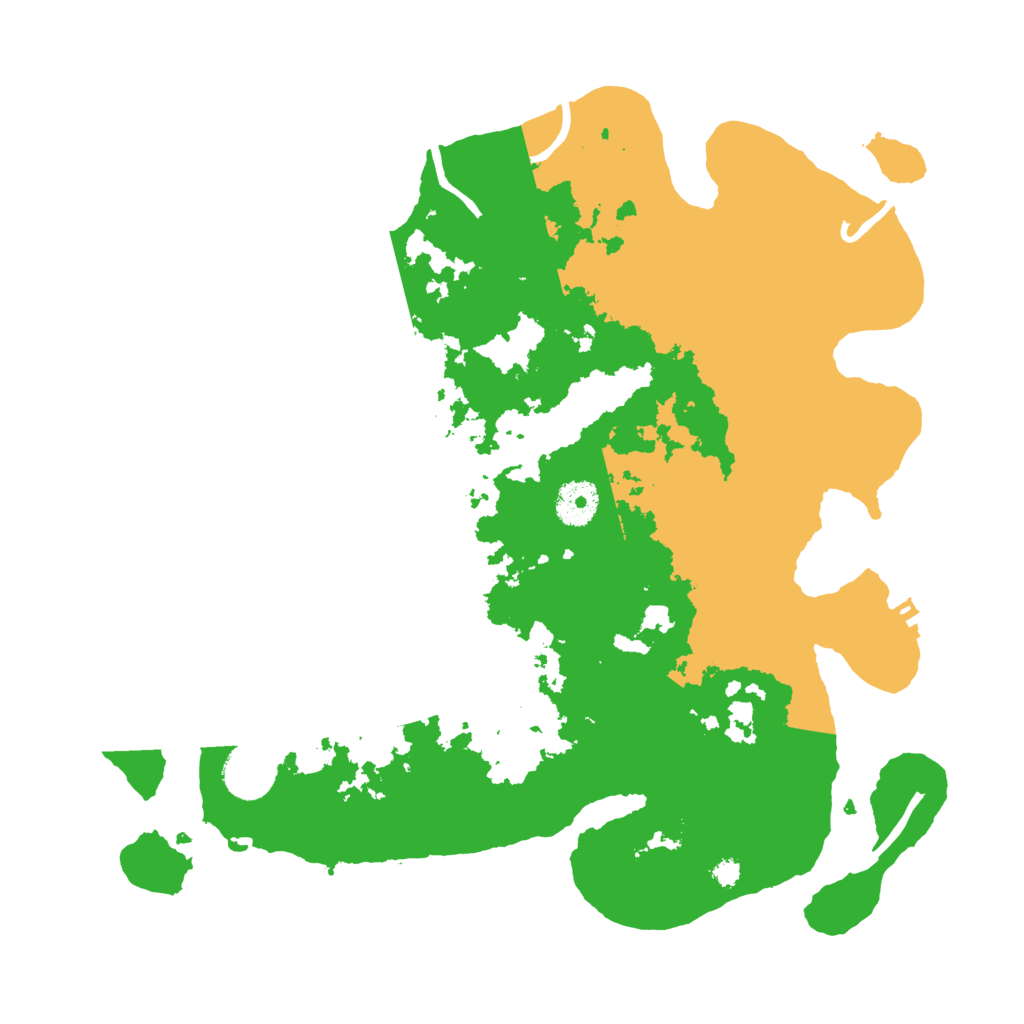 Biome Rust Map: Procedural Map, Size: 3500, Seed: 2098095194