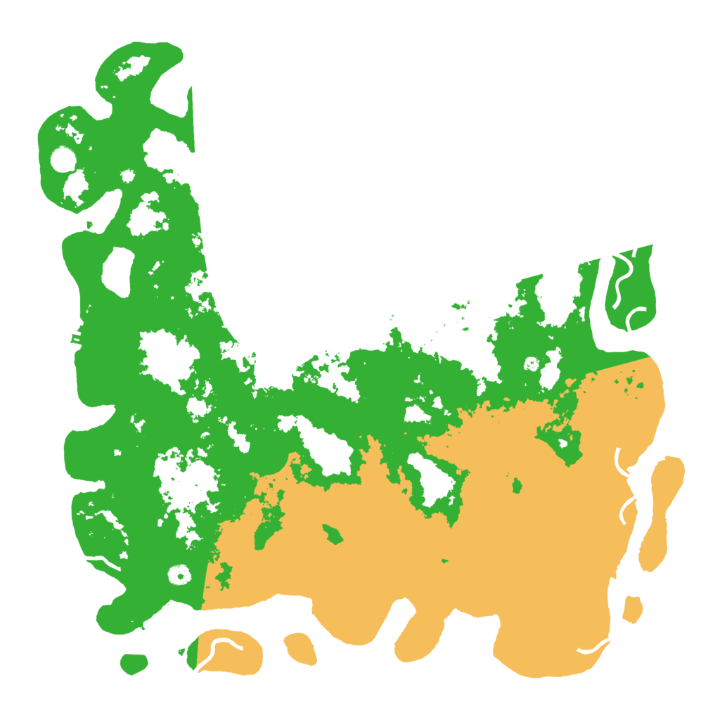 Biome Rust Map: Procedural Map, Size: 5000, Seed: 29242