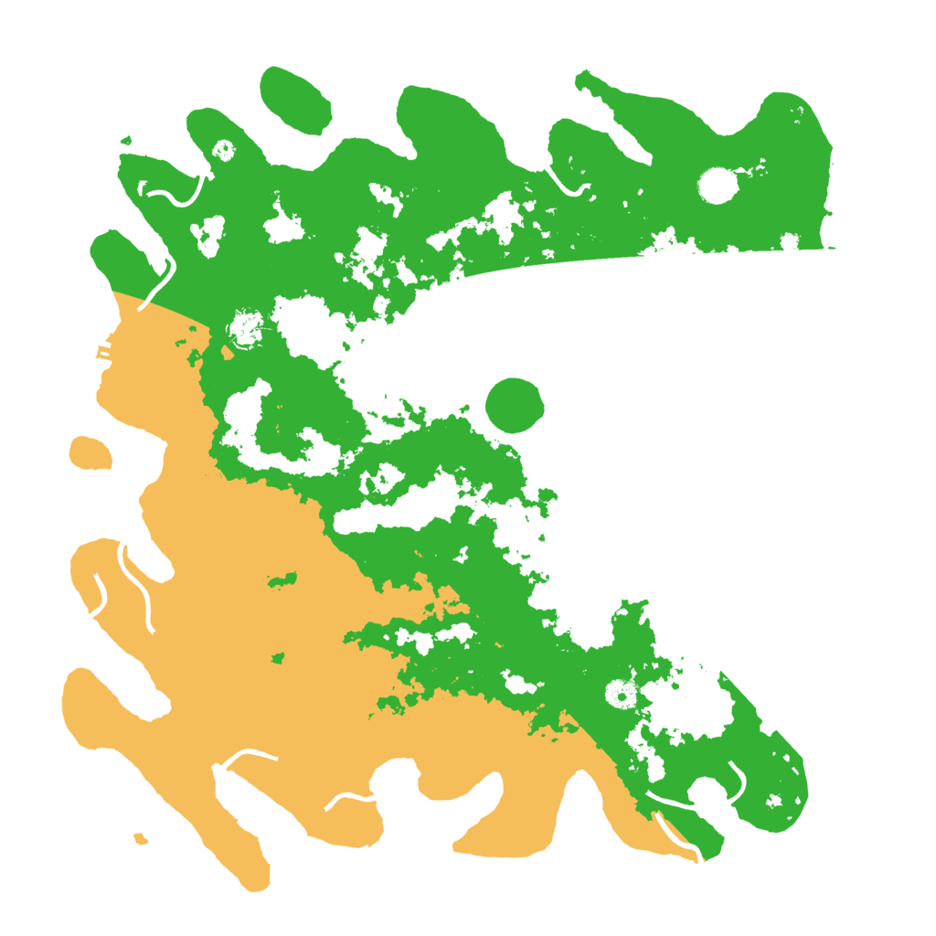 Biome Rust Map: Procedural Map, Size: 4500, Seed: 6174360