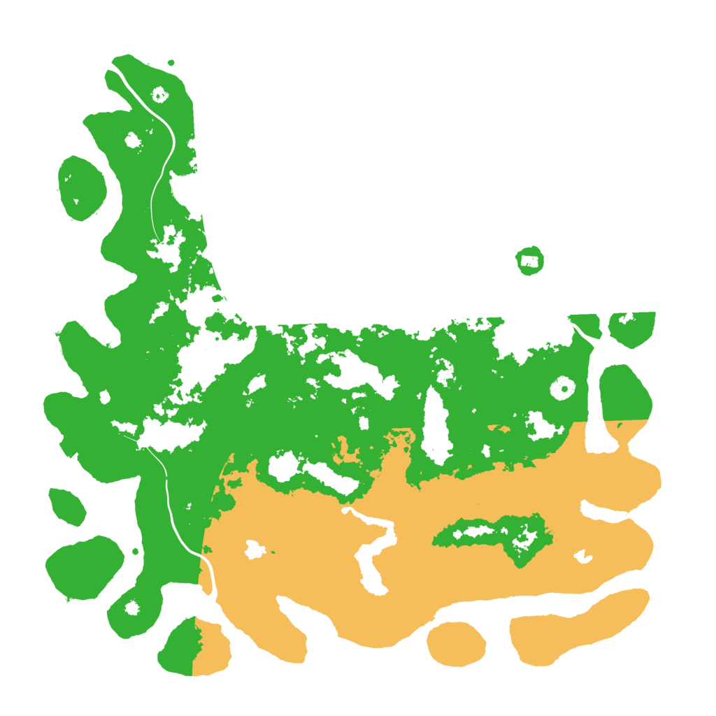 Biome Rust Map: Procedural Map, Size: 4500, Seed: 83830