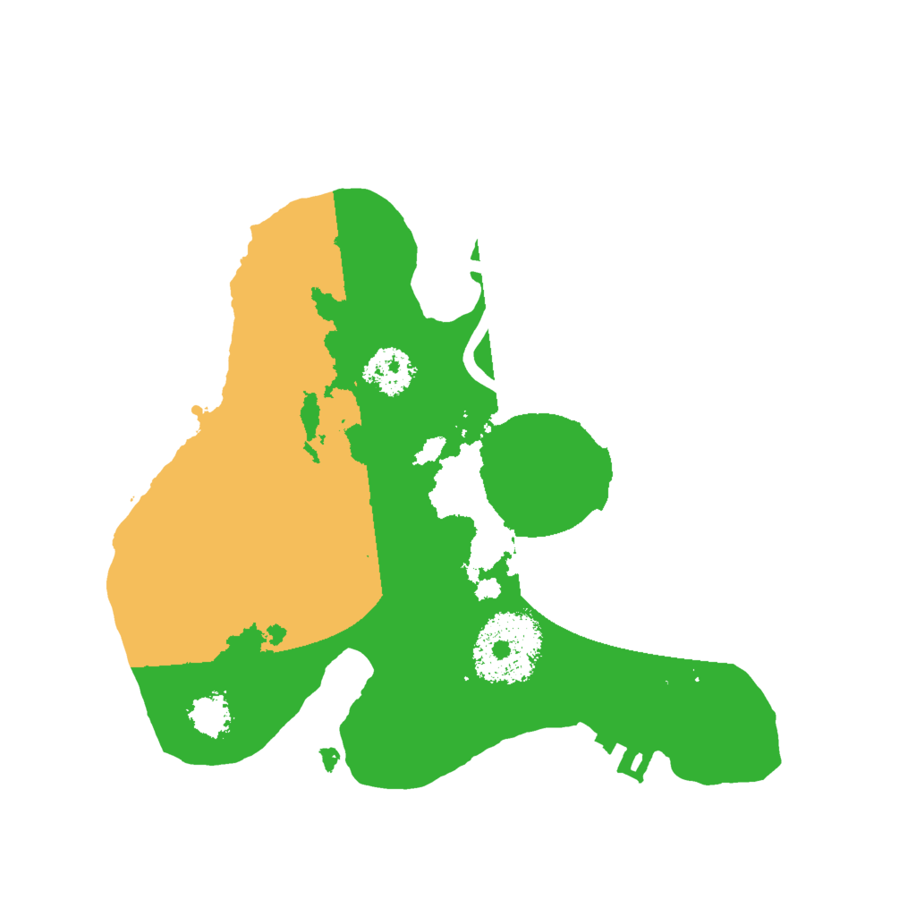 Biome Rust Map: Procedural Map, Size: 2000, Seed: 613611439