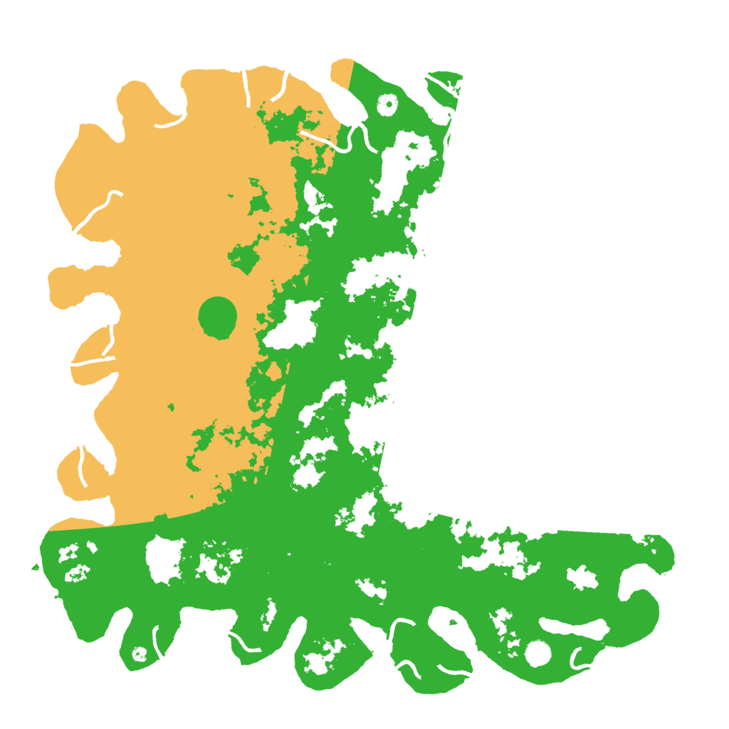 Biome Rust Map: Procedural Map, Size: 5000, Seed: 409637