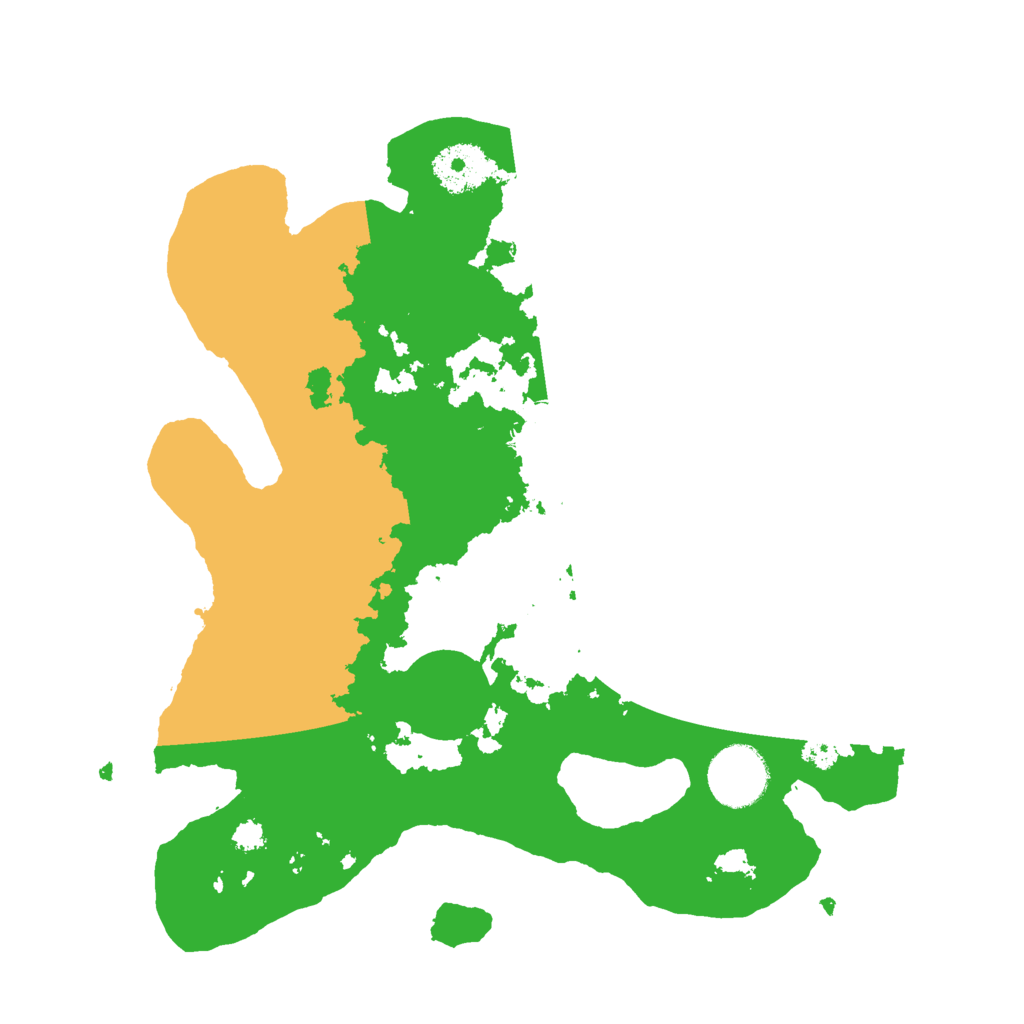 Biome Rust Map: Procedural Map, Size: 3000, Seed: 1890368151