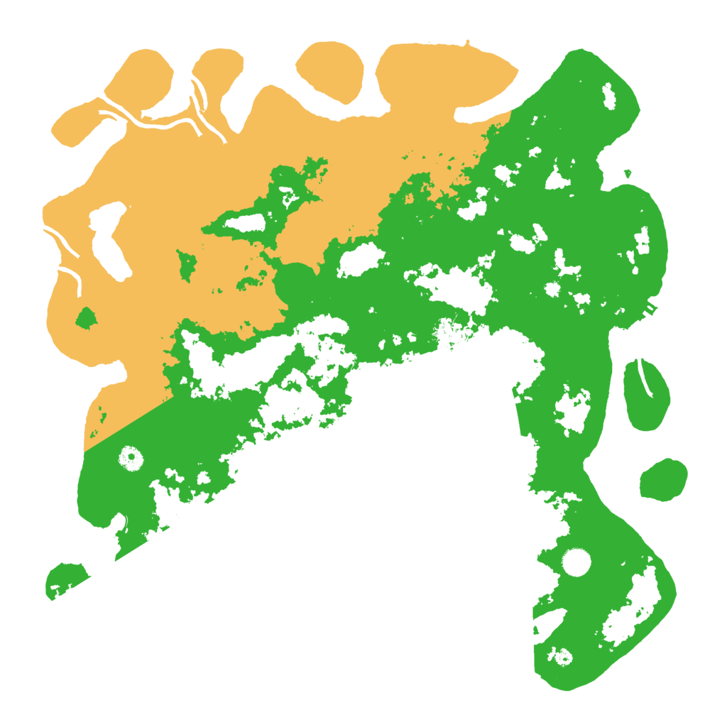 Biome Rust Map: Procedural Map, Size: 4500, Seed: 15619