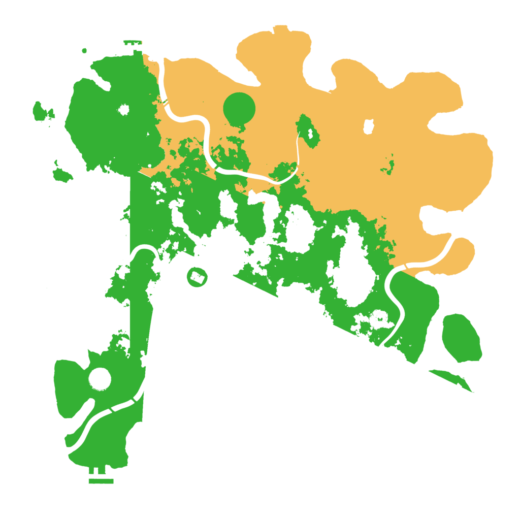 Biome Rust Map: Procedural Map, Size: 4250, Seed: 177456115