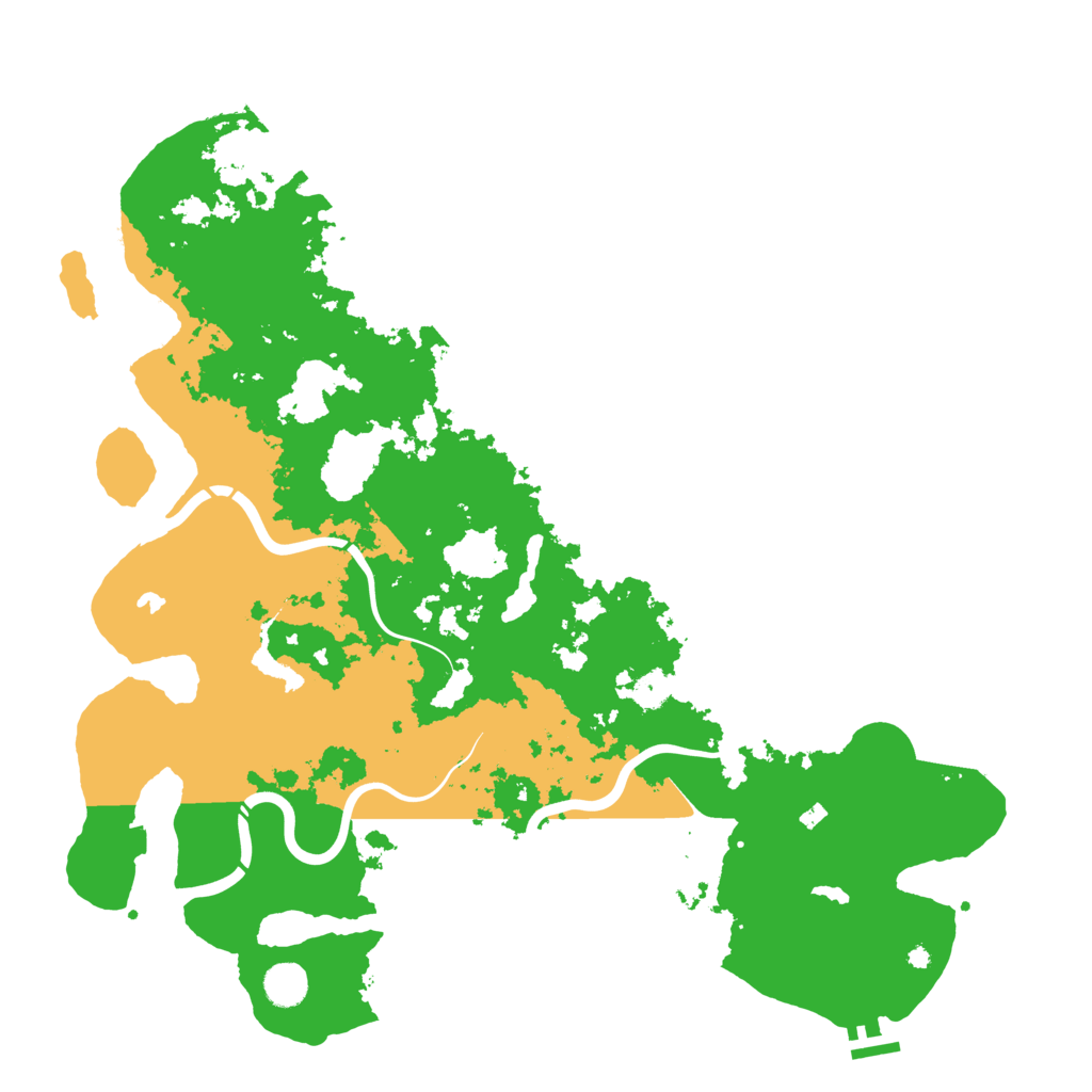 Biome Rust Map: Procedural Map, Size: 4500, Seed: 9275
