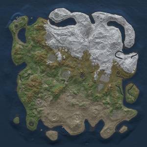 Thumbnail Rust Map: Procedural Map, Size: 4250, Seed: 802455695, 20 Monuments