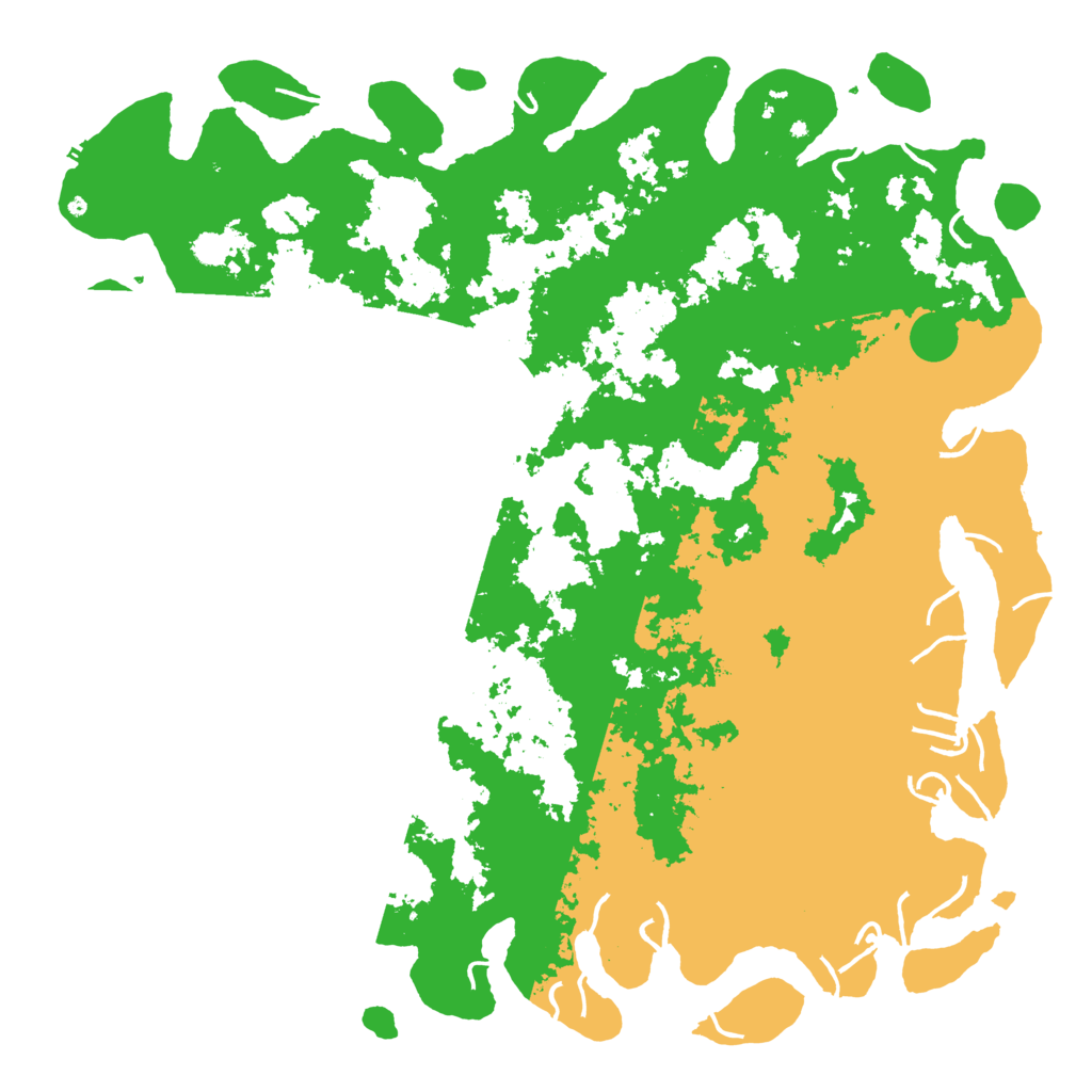 Biome Rust Map: Procedural Map, Size: 6000, Seed: 35487