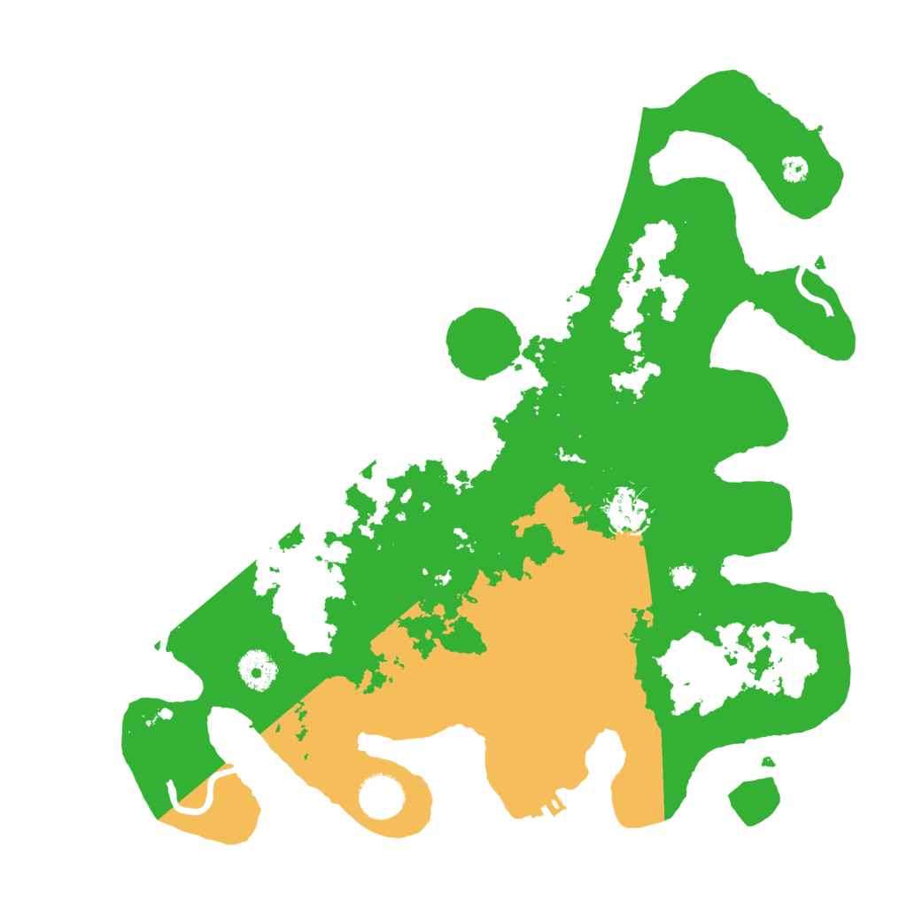 Biome Rust Map: Procedural Map, Size: 3550, Seed: 945591
