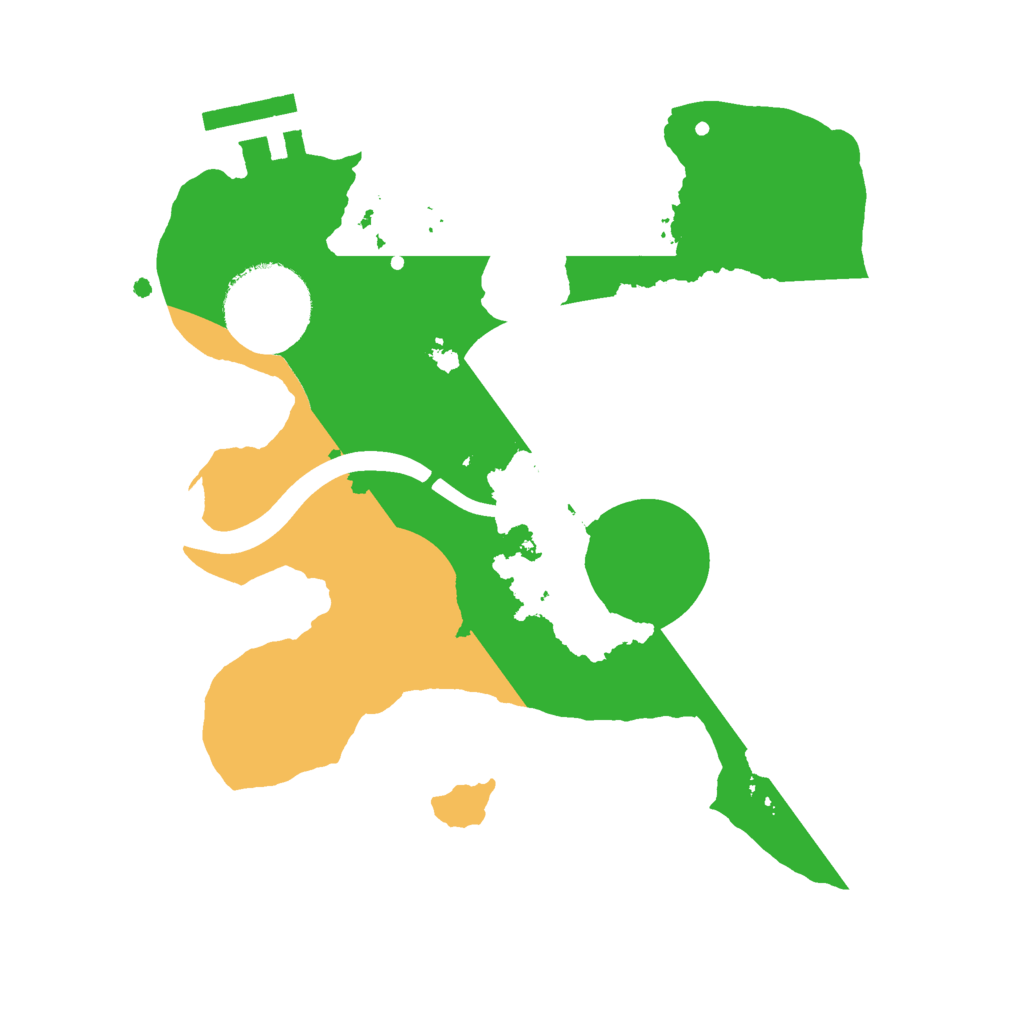 Biome Rust Map: Procedural Map, Size: 2200, Seed: 1536093844