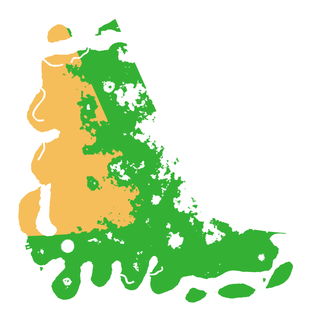 Biome Rust Map: Procedural Map, Size: 4300, Seed: 17675227