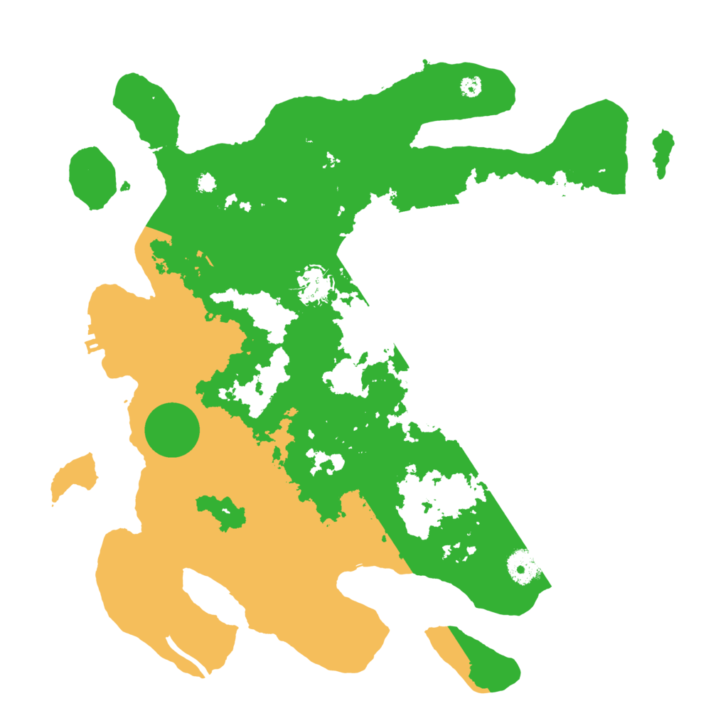 Biome Rust Map: Procedural Map, Size: 3500, Seed: 858324631
