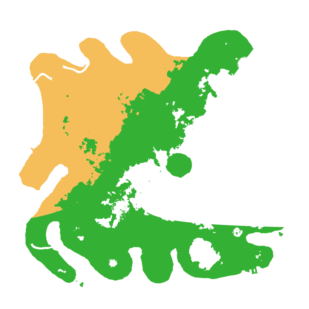 Biome Rust Map: Procedural Map, Size: 3500, Seed: 1221242490