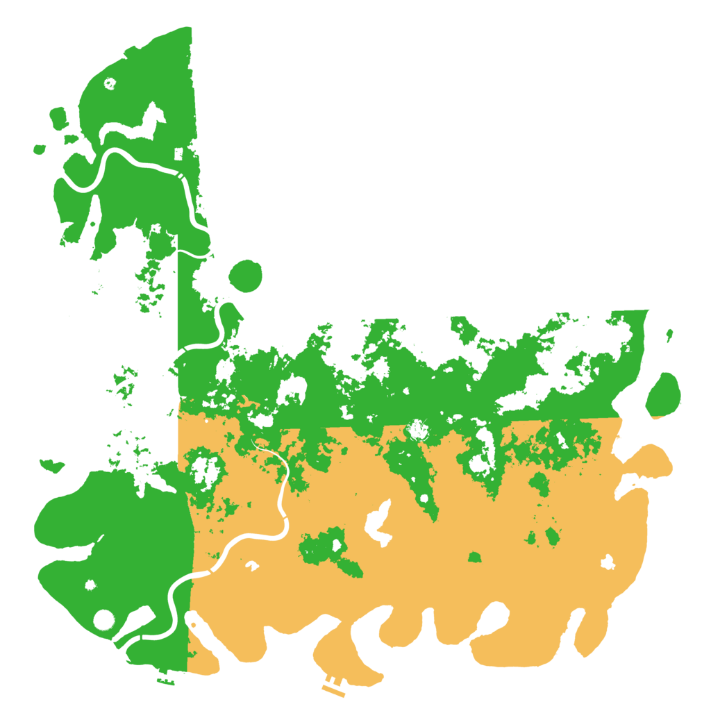 Biome Rust Map: Procedural Map, Size: 6000, Seed: 25031984